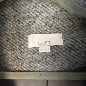 Gray Wool Blend Blazer